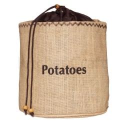 Bolsa de arpillera para patatas