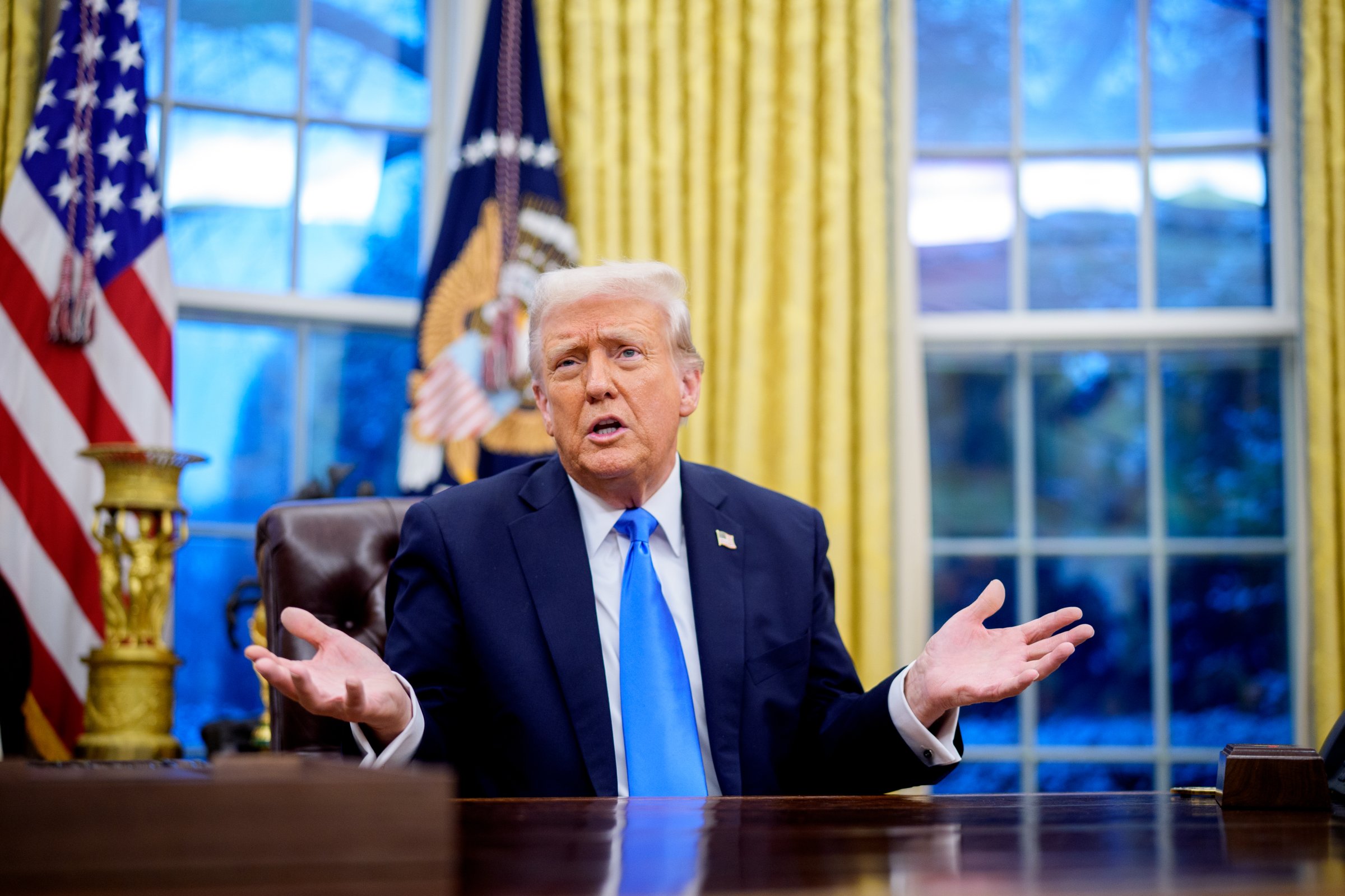 Elon Musk Joins President Trump For Signing Executive Orders In The Oval Office Elon Musk Joins President Trump For Signing Executive Orders In The Oval Office