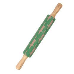Rodillo de madera y silicona
