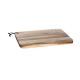 Tabla de madera de acacia rectangular
