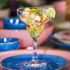 ENSALADA DE GARBANZOS CON CILANTRO Y LIMA 