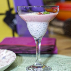 MOUSSE DE FRESA Y COCO - RECETA RÁPIDA Y SALUDABLE
