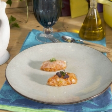 TARTAR DE CARABINEROS CON VELO IBÉRICO