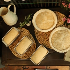 PAN DE MOLDE DE MASA MADRE DE ESPELTA