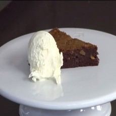 Cocina con Clara: Brownie de pistacho con helado