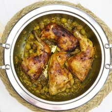 TAJINE DE POLLO CON LIMÓN ENCURTIDO Y MANTEQUILLA CURADA